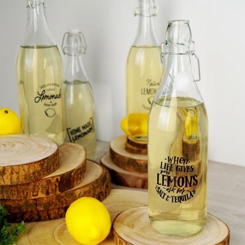 Butelka na lemoniadę sok wodę szklana 970 ml VILDE 139181