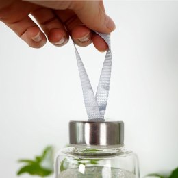 Butelka na wodę sok lemoniadę szklana biała 600 ml EXCELLENT HOUSEWARE 259152-B