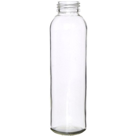 Butelka szklana na wodę soki z silikonowym pokrowcem szara 500 ml EXCELLENT HOUSEWARE 124502-S