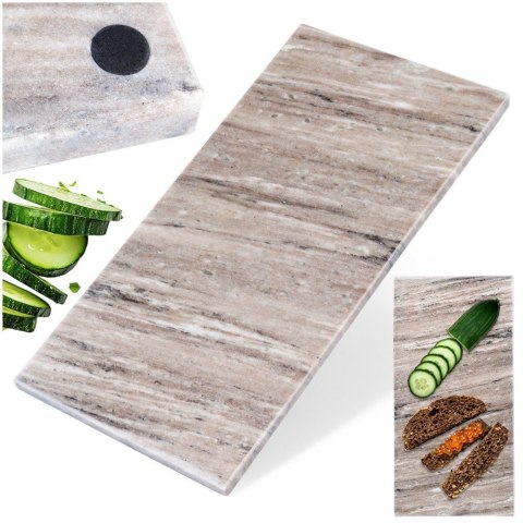 Deska do krojenia i serwowania marmurowa uniwersalna kuchenna 40x20cm VILDE 139781