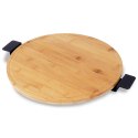 Deska do serwowania obrotowa bambusowa 39,5 cm EXCELLENT HOUSEWARE 259361