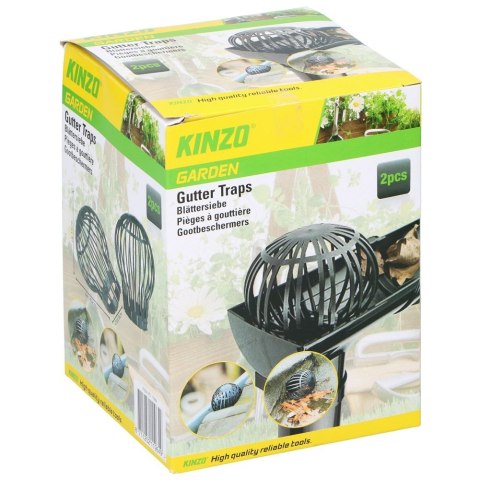 Filtr do rynny plastikowy czarny 2 szt. KINZO 339400