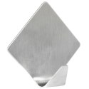 Haczyki wieszaki uchwyty haczyk samoprzylepny stalowy 5x5cm 4SZT GET-IT 569129-W2