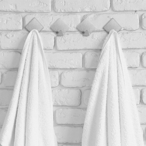 Haczyki wieszaki uchwyty haczyk samoprzylepny stalowy 5x5cm 4SZT STORAGE SOLUTIONS 569418-W2