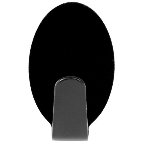 Haczyki wieszaki uchwyty haczyk samoprzylepny stalowy czarny 3x2cm 6 sztuk STORAGE SOLUTIONS 569573-W1