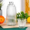 Karafka szklana do whisky na alkohol ze szklanką 1L + 220 ml EXCELLENT HOUSEWARE 259662