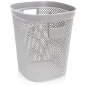 Kosz na śmieci biurowy do biura szary duży śmietnik 12.5L HOBBY LIFE 731715