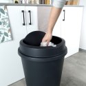 Kosz na śmieci odpady śmietnik plastikowy czarny duży 47L VILDE 779076