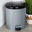 Kosz na śmieci z pedałem plastikowy szary łazienkowy do kuchni 30L ORION 731380