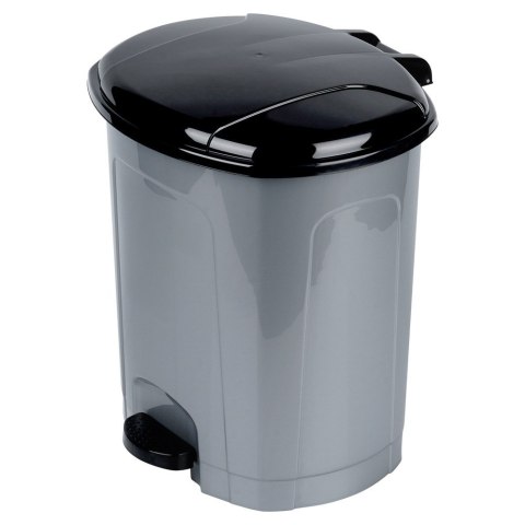 Kosz na śmieci z pedałem plastikowy szary łazienkowy do kuchni 30L ORION 731380