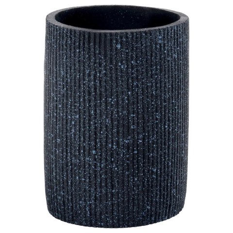 Kubek na szczoteczki do zębów na pastę łazienkowy ceramiczny czarny ALPINA 569984