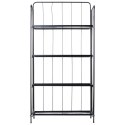Kwietnik metalowy czarny 4-piętrowy 58x28x118cm AMBIANCE 339454