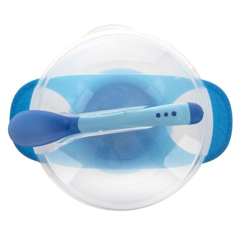 Miseczka plastikowa dziecięca dla dzieci dziecka z przyssawką i łyżeczką 400ml ORION 129805