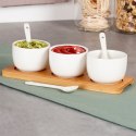 Miseczki na przekąski przystawki sosy ceramiczne białe 90ml 7-ele EXCELLENT HOUSEWARE 139074