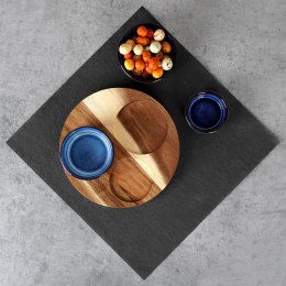 Miseczki na przekąski sos dip ceramiczne na tacy 20cm 4-ele EXCELLENT HOUSEWARE 139308-N