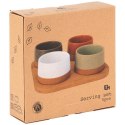 Miseczki na przekąski sos dip miski ceramiczne na tacy 22cm 5-ele EXCELLENT HOUSEWARE 139645