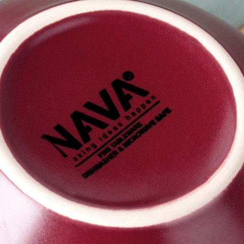 Miska ceramiczna na zupę do zupy miseczka bordowa SOHO 14.5cm 720ml NAVA 10-099-296