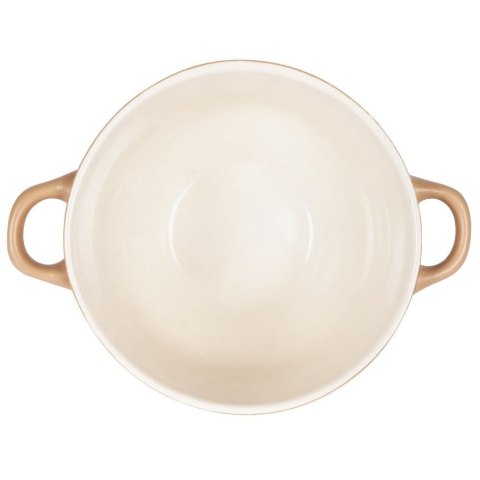Miska do zupy na zupę bulionówka z uchem ceramiczna 640ml brązowa VILDE 139118-B