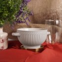 Miska do zupy na zupę bulionówka z uchem ceramiczna 640ml szara VILDE 139118-S