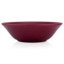 Miska sałatkowa na sałatkę surówkę ceramiczna bordowa SOHO 23.5cm 1.1L NAVA 10-099-294