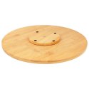 Obrotowa deska do serwowania krojenia pizzy drewniana na pizzę 35cm BRUNBESTE BB-2567