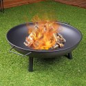 Palenisko ogrodowe metalowe z uchwytami 58cm AMBIANCE 489251