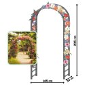 Pergola ogrodowa metalowa 145x235cm VILDE 339398