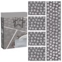 Podkładki na stół i bieżnik szara świąteczna prostokątna 5 szt. HOME STYLING COLLECTION 839153