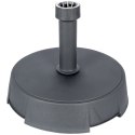 Podstawa do parasola ogrodowego betonowa antracytowa 25 kg VILDE 339341