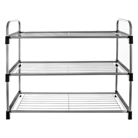 Półka na buty metalowa regał stojak organizer 3-poziomowy 65.5x30x54cm ORION 811116