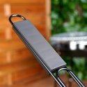 Ruszt do grillowania burgerów metalowy czarny nieprzywierający 49x21.1cm VAGGAN 489308