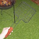 Ruszt do grillowania stalowy czarny nieprzywierający 20x47cm BBQ COLLECTION 489182