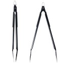 Szczypce grillowe stalowe czarne 51cm VAGGAN 489307
