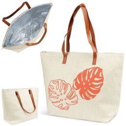Torba termiczna plażowa beżowa 22L COOL 489228-R