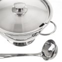 Waza na zupę do zupy stalowa z pokrywą 4.5L ORION 128609