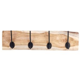 Wieszak uchwyt ścienny na ubrania drewniany 49.5cm HOME STYLING COLLECTION 569718