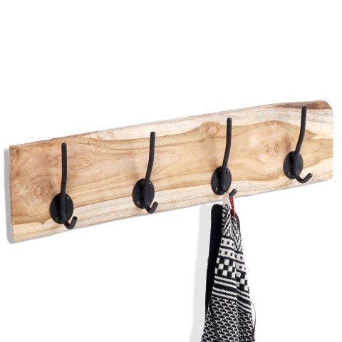 Wieszak uchwyt ścienny na ubrania drewniany 49.5cm HOME STYLING COLLECTION 569718