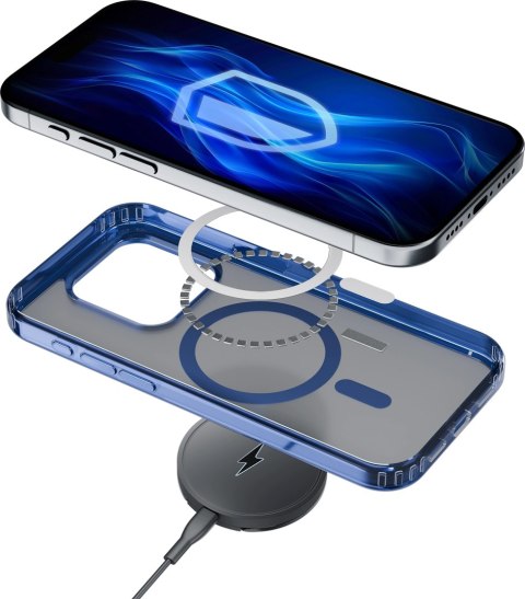 Apple iPhone 12 Pro Max - 3mk Frosty MagCase Blue