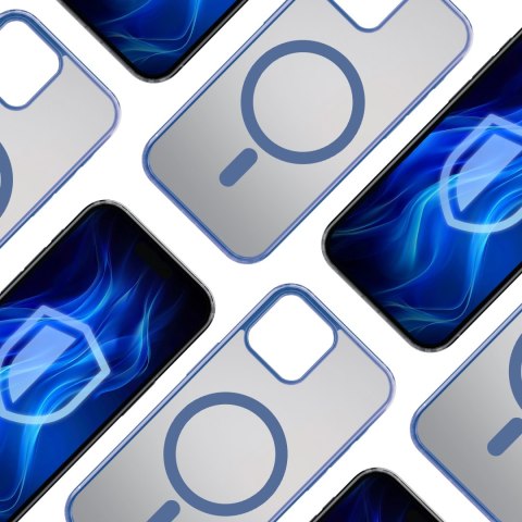 Apple iPhone 12 Pro Max - 3mk Frosty MagCase Blue