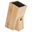Bambusowy stojak na noże kuchenne blok organizer pojemnik do noży BRUNBESTE BB-3164