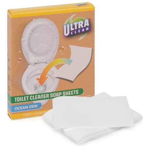Chusteczki listki do czyszczenia WC rozpuszczalne zapachowe 10 sztuk ULTRA CLEAN 779100