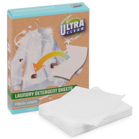 Chusteczki listki piorące rozpuszczalne 20 sztuk ULTRA CLEAN 779101