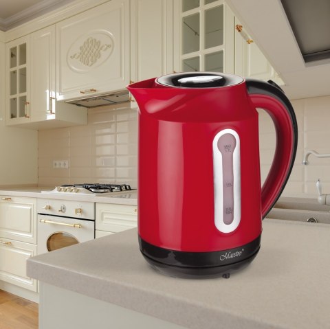 Czajnik elektryczny 1.7L 2000W czerwony MAESTRO MR-041-RED