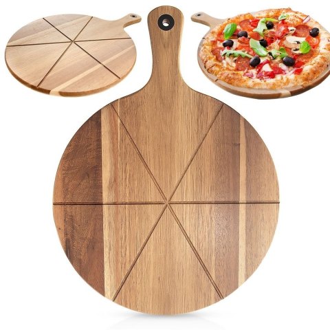 Deska do serwowania krojenia pizzy drewniana 43.5x32cm ORION 126840
