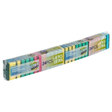 Gąbka kuchenna do naczyń gąbki zestaw komplet gąbek 28 sztuk ULTRA CLEAN 779091
