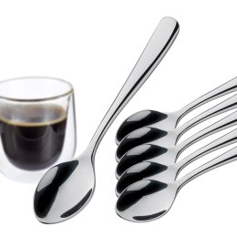 Łyżeczki do espresso, 6 szt., 10,5 cm, stal nierdzewna