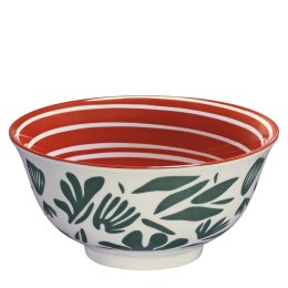 Miseczka, porcelana, śred. 15,5 cm, 0,5 l, liście