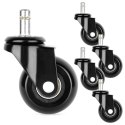 Kółka do fotela IKEA kauczukowe 5cm / 10 mm 5 sztuk VILDE 569995