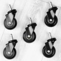 Kółka do fotela IKEA kauczukowe 5cm / 10 mm 5 sztuk VILDE 569995