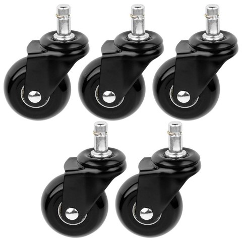 Kółka do fotela IKEA kauczukowe 5cm / 10 mm 5 sztuk VILDE 569995